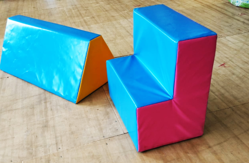 Мягкий модуль "Лестница 2 ступени" 76х70х48/24 см#3