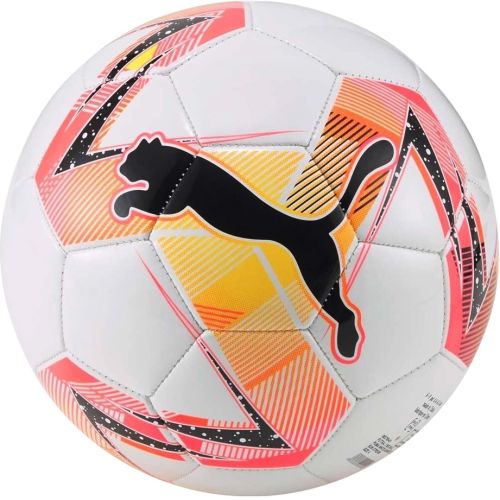 Мяч футзальный PUMA Futsal 3 Trainer MS №4 (ТПУ) бело-розово-желтый#3 Мяч футзальный PUMA Futsal 3 Trainer MS №4 (ТПУ) бело-розово-желтый#3