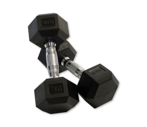 Набор гексагональных гантелей (10 пар от 1 до 10 кг) REBEL RGHEX-110 (SET)#2