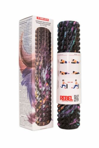 Ролик массажный профессиональный REBEL R-VMR-4510 45х10 см#5