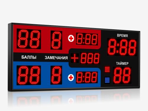 Табло для самбо 1200x500 мм