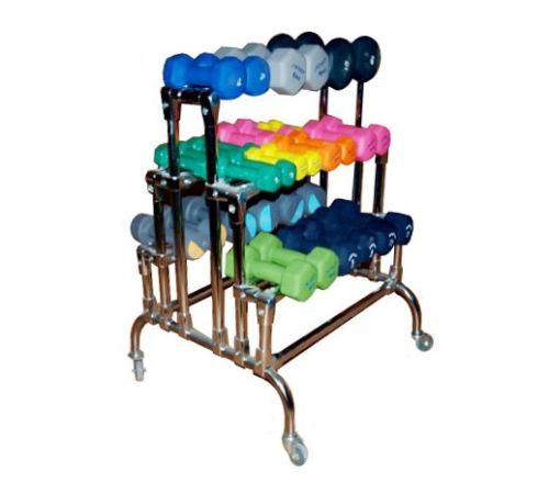 Стойка передвижная для гантелей (на 15 пар)