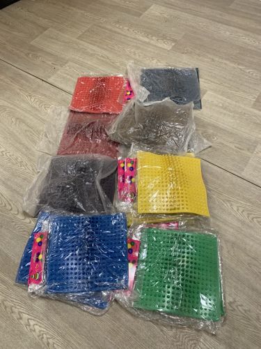 Коврик массажный резиновый мягкий 265х280мм#2