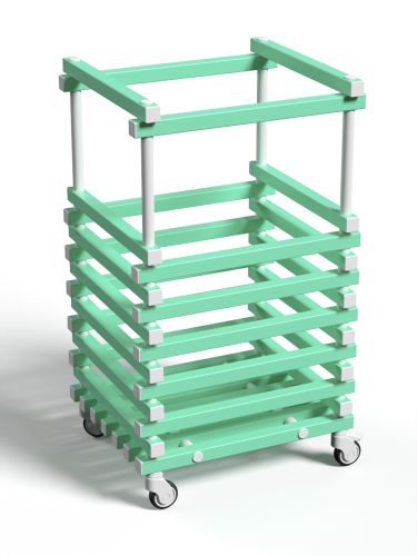 Корзина для хранения акваинвентаря 600х600х1000 мм (без колес)