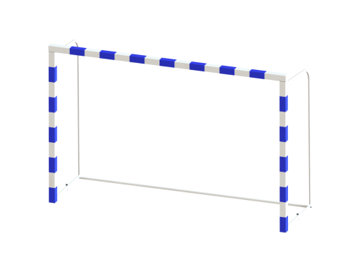 Ворота для мини-футбола/гандбола 3х2м стальные, разборные 60х60мм (двухцветная окраска) СТ-2 Ворота для мини-футбола/гандбола 3х2м стальные, разборные 60х60мм (двухцветная окраска) СТ-2