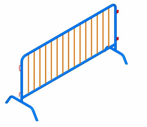 Мобильное ограждение (фан-барьер) 2000 мм d=38 мм (порошковая покраска)#2 Мобильное ограждение (фан-барьер) 2000 мм d=38 мм (порошковая покраска)#2