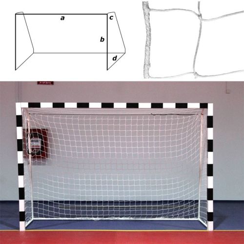 Сетка для мини-футбол./ганд. ворот 3х2 м d=2,5 мм, яч. 100х100 мм (глуб. 0,5/0,5)