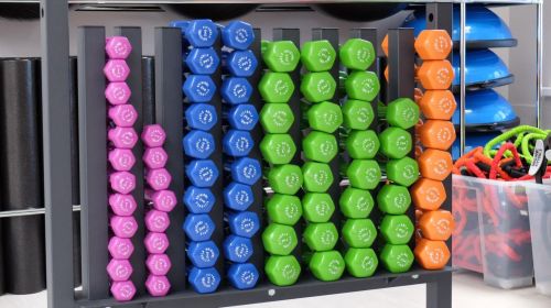 Гантель в виниловой оболочке Original FitTools FT-VWB#8