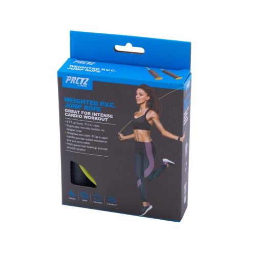 Скакалка утяжеленная PRCTZ WEIGHTED P.V.C. JUMP ROPE 275 см#4 Скакалка утяжеленная PRCTZ WEIGHTED P.V.C. JUMP ROPE 275 см#4