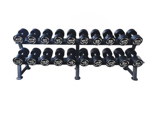 Комплект PVC гантелей 27,5-50 кг (10 пар) со стойкой FITEX PRO FTX-313.1