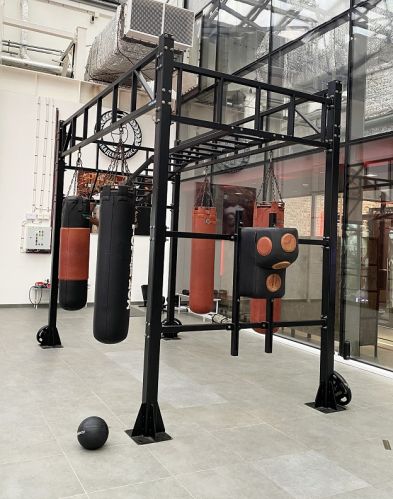 Рама боксерская универсальная с турником и рукоходом TOTALBOX РБУ 3,7х2,12 м#2